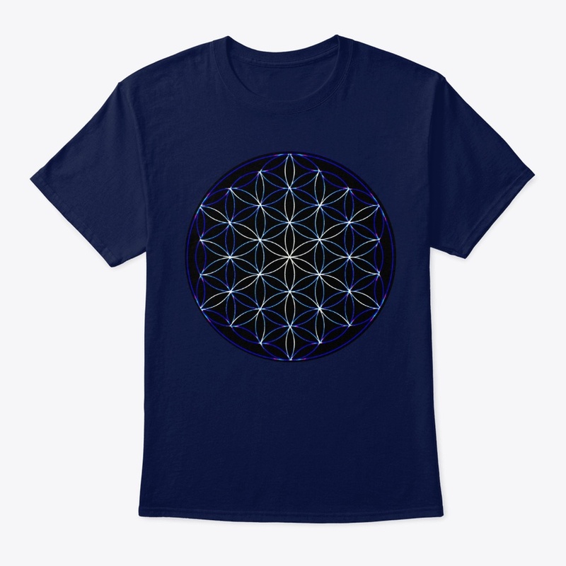 Flower of Life Blue