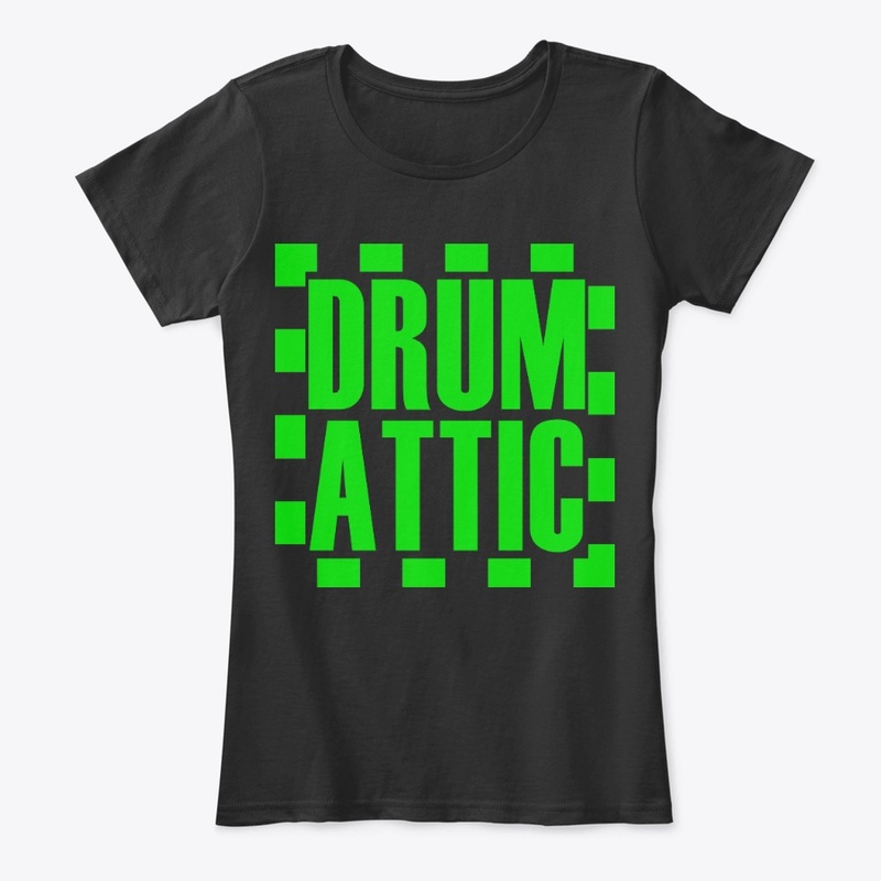 DA - Checker Women's Tee (green)