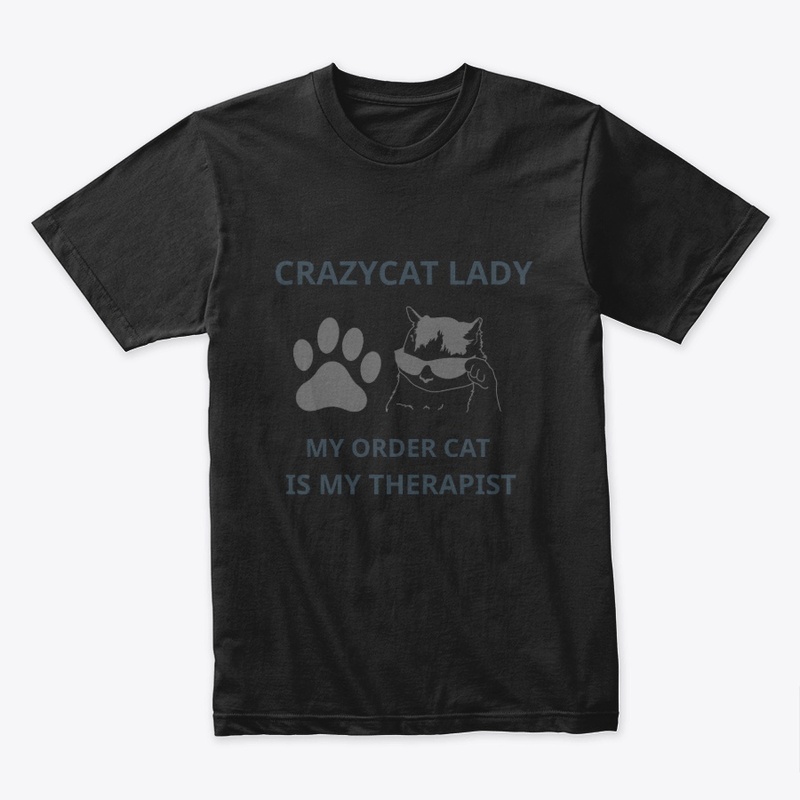 Purr-fect Therapy Cat Mom Tee