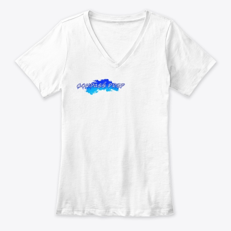 Womens Graffiti design V-neck