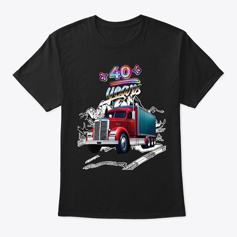 40 Years Celebration T-shirt Design