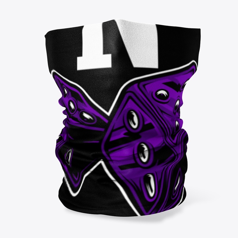 WHITE MERCH PURPLE DICE