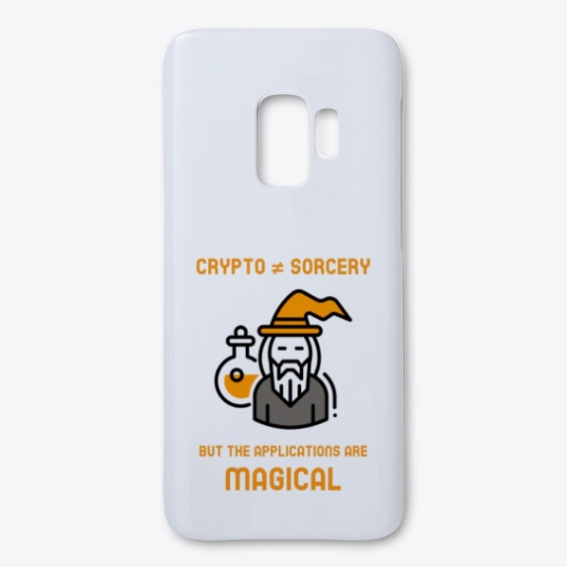 Crypto ≠ sorcery but magical (orange)