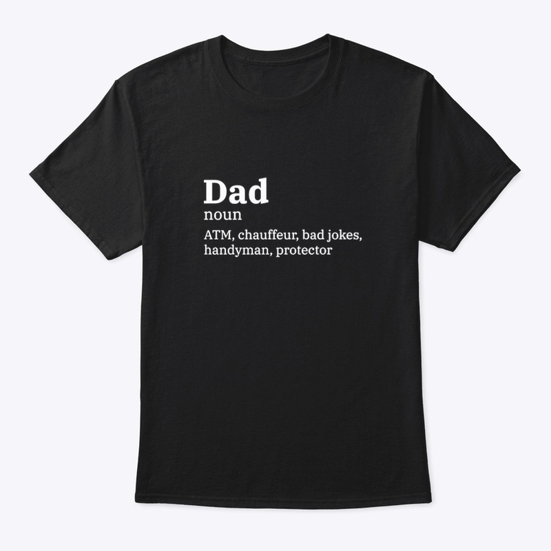 Dad definition - white text