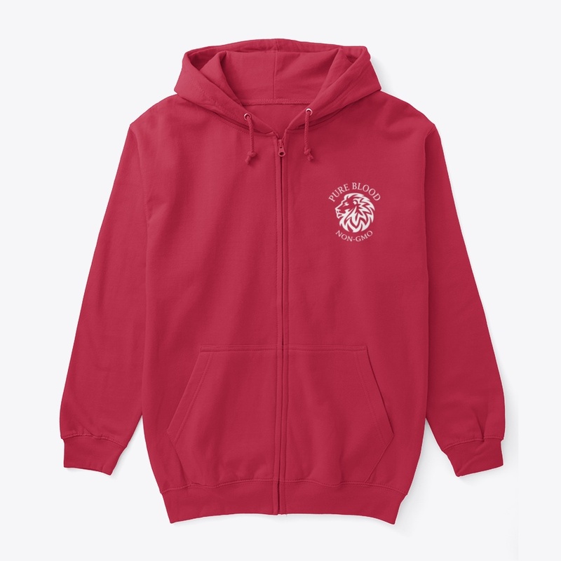 Pure Blood Unisex Zip Hoodie