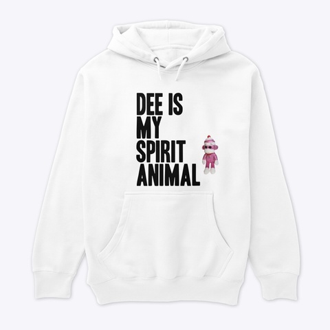 Spirit Animal White Fabric Collection White T-Shirt Front