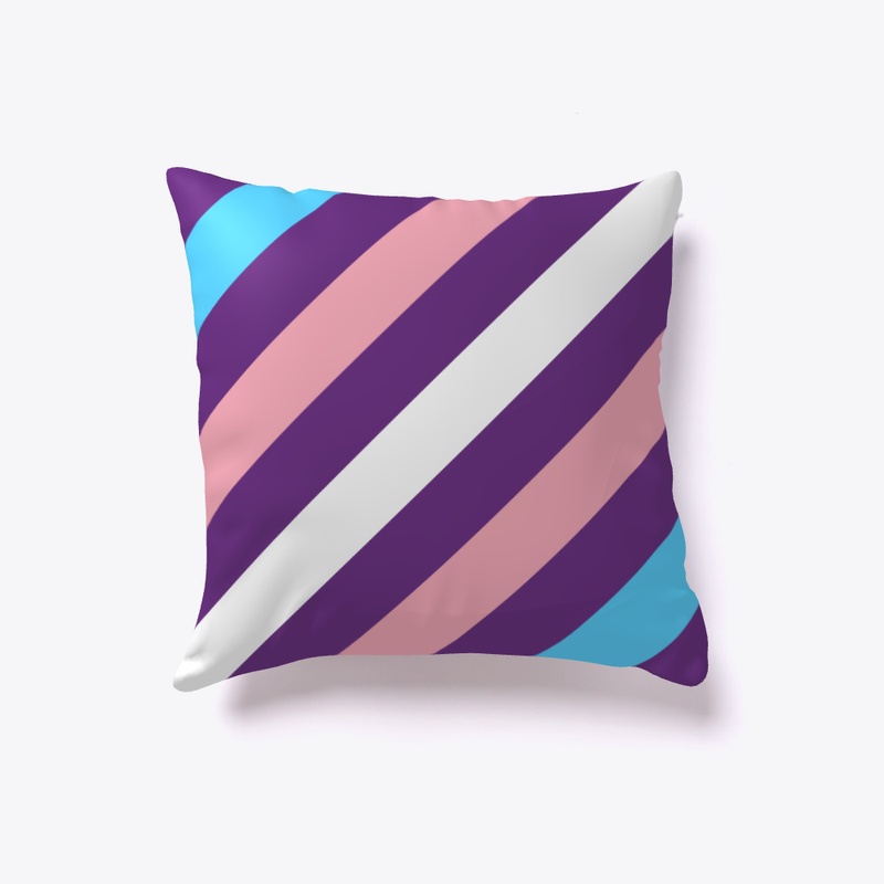 Trans Flag (Diagonal Stripes)