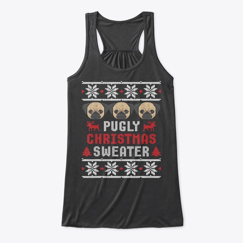 Pugly Christmas Sweater Ugly Dog Gift