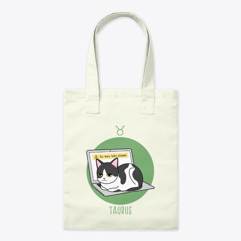 Zodiac Cat - Taurus (Bags)