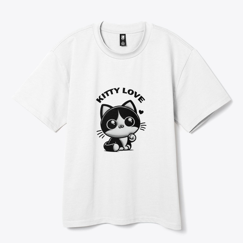 Kitty Love: Noir Cute Kitten