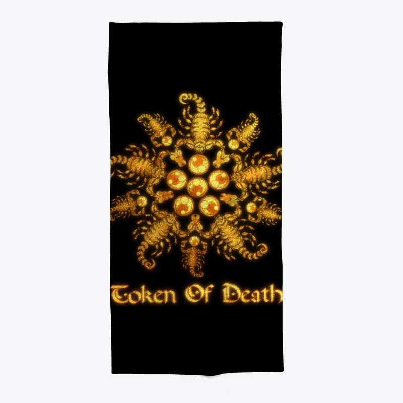 Scorpion Flower - Gold Metal 