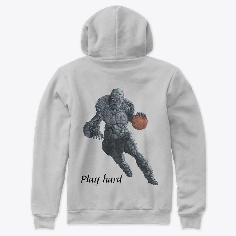 Stone Golem Basketball Double Sided Tee
