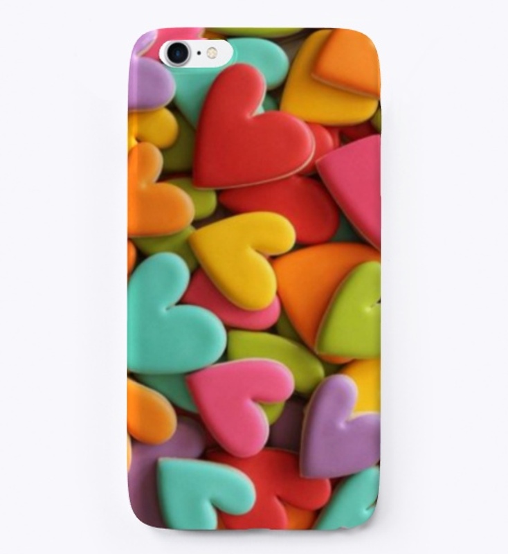 Coloring Heart Design Phone Case