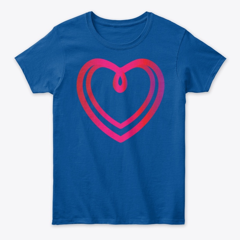 Double heart tee
