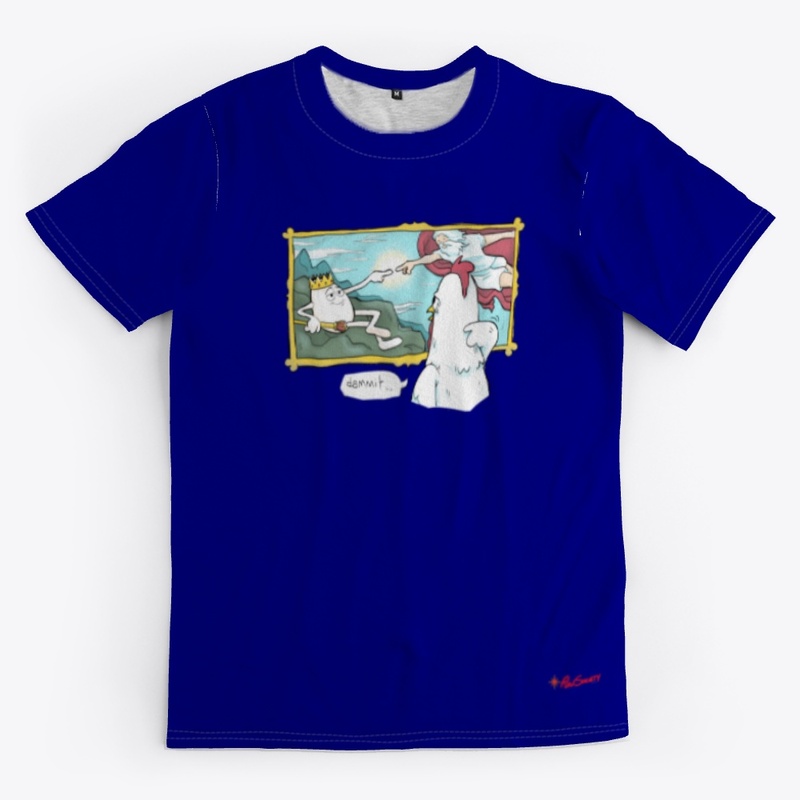 God Created Egg - red logo