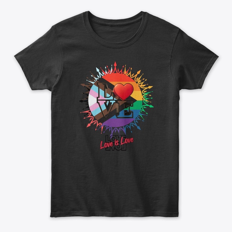 Pride Love Explosion - Colorful Design