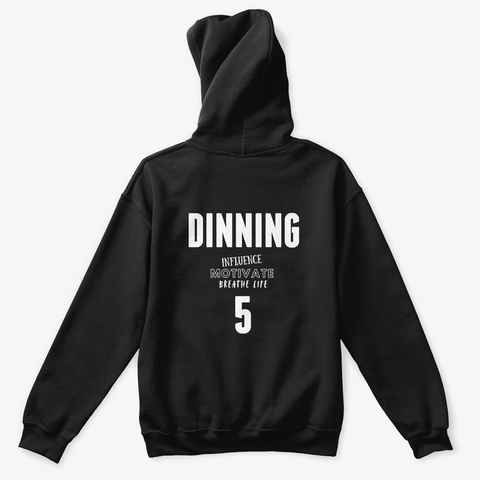 Isabel Dinning 5 Black T-Shirt Back