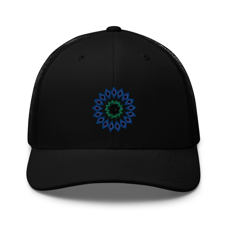 FLORAL DESIGN CAP