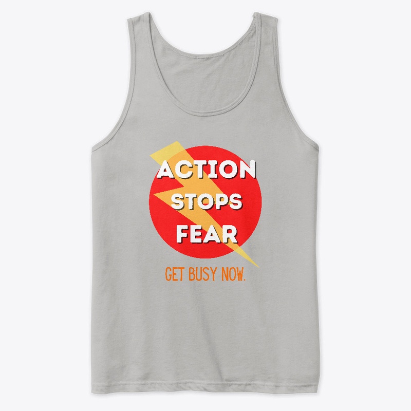 Action Stops Fear -Red-