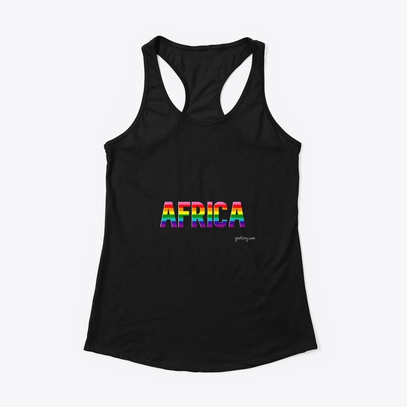 Africa Pride Rainbow Flag Apparel