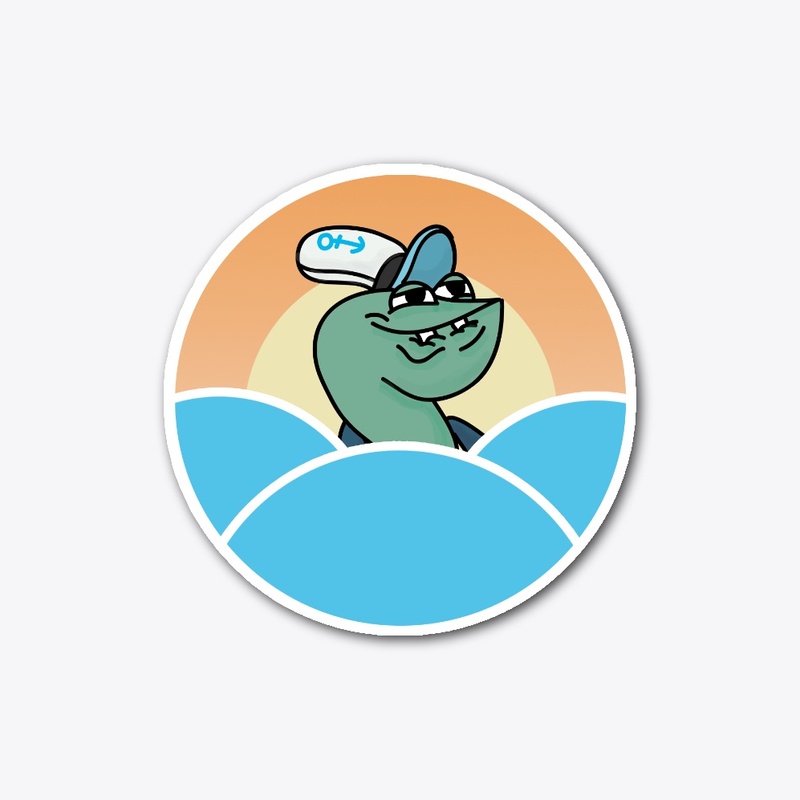 Krabby Fishy Sticker