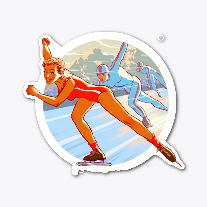 Soviet Sports Speed Skating