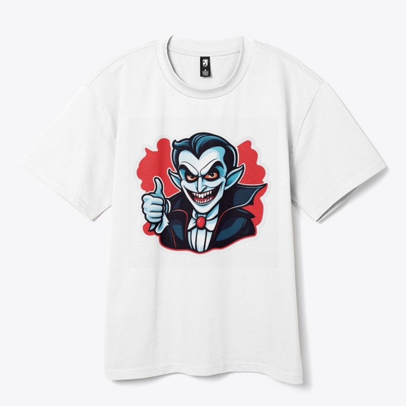Vampire Villain Cartoon Illustration