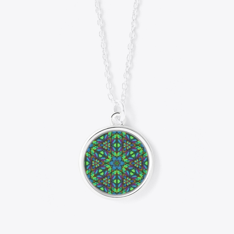 Blue Green Kaleidoscope