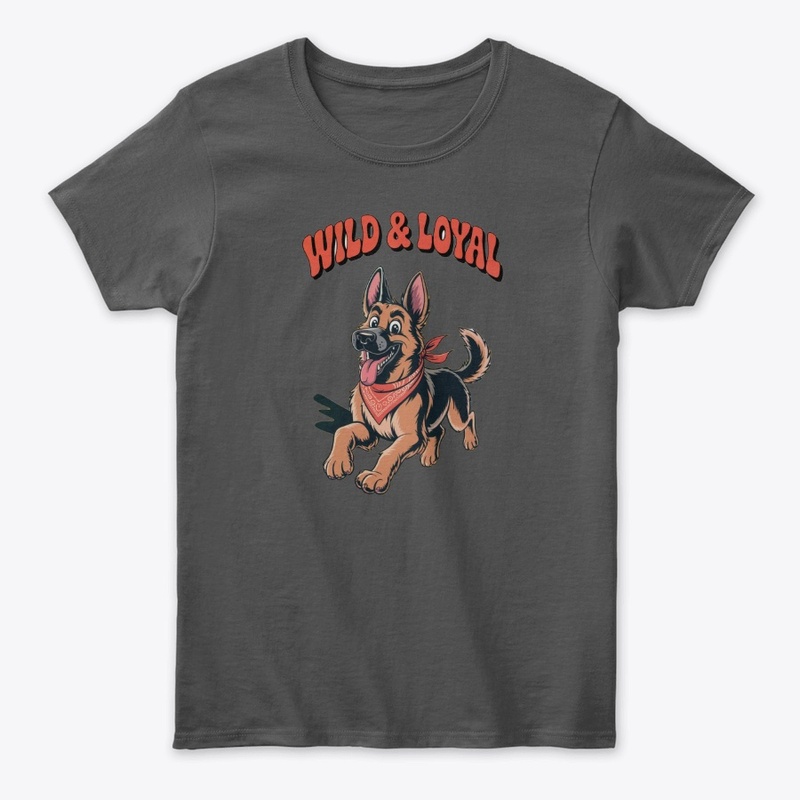  Retro 70s German Shepherd Tee