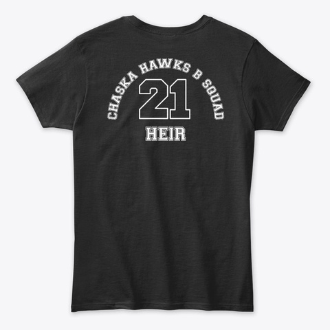 Chs Heir Black T-Shirt Back