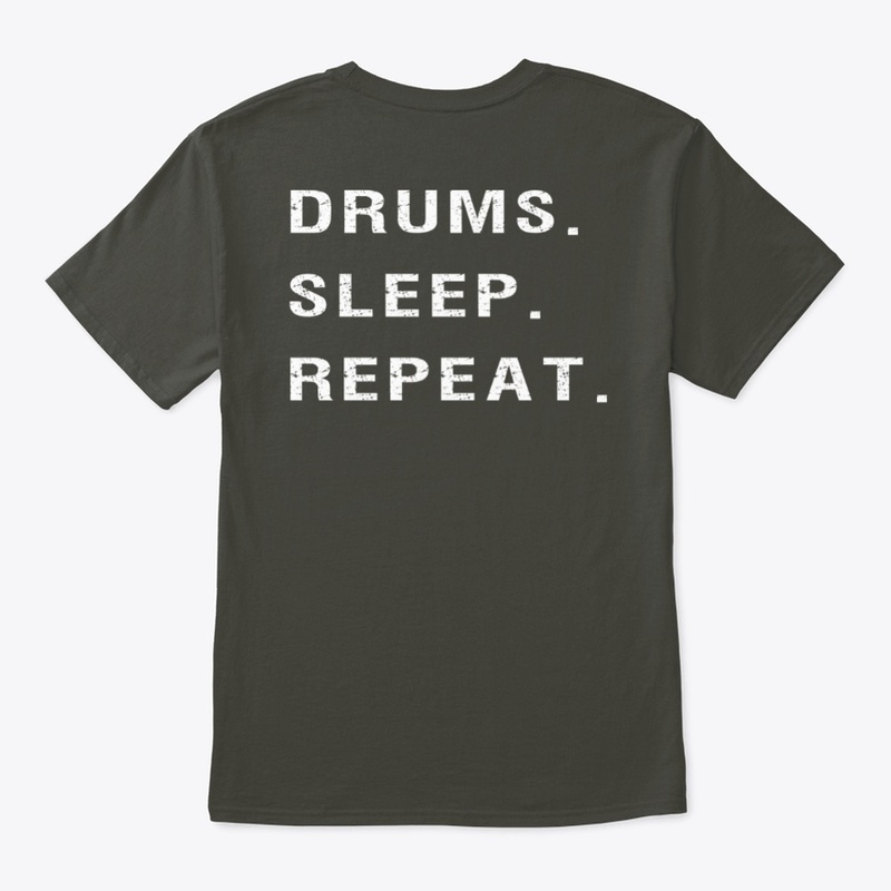 DRUM ATTIC-DRUMS SLEEP REPEAT TEE