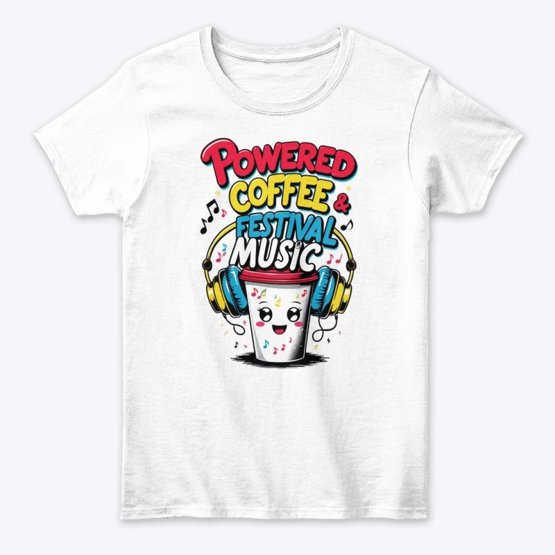 Coffee & Music Festival Vibe T-Shirt