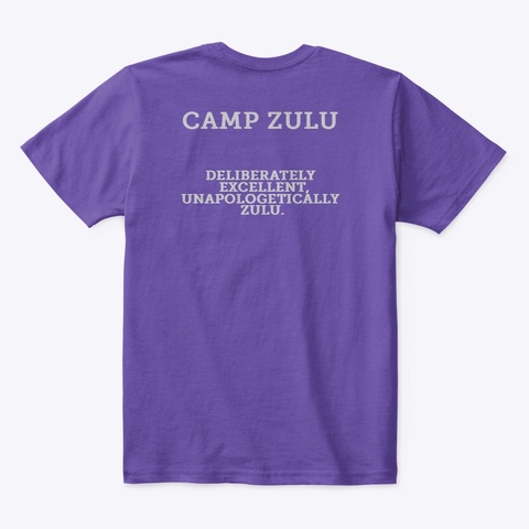 Children's Camp 2024 Purple  T-Shirt Back