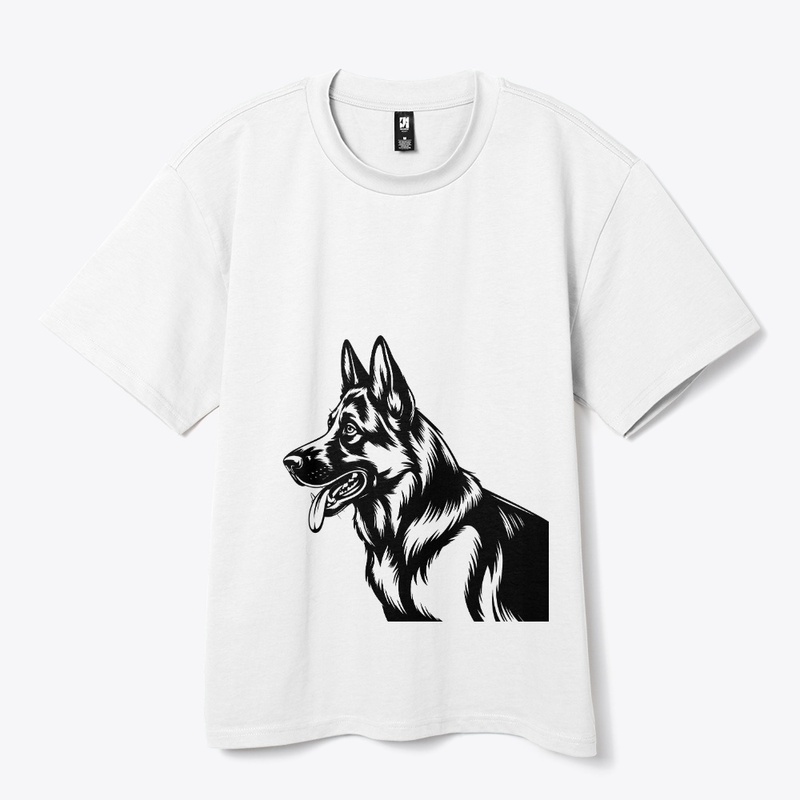 Bold German Shepherd Dog