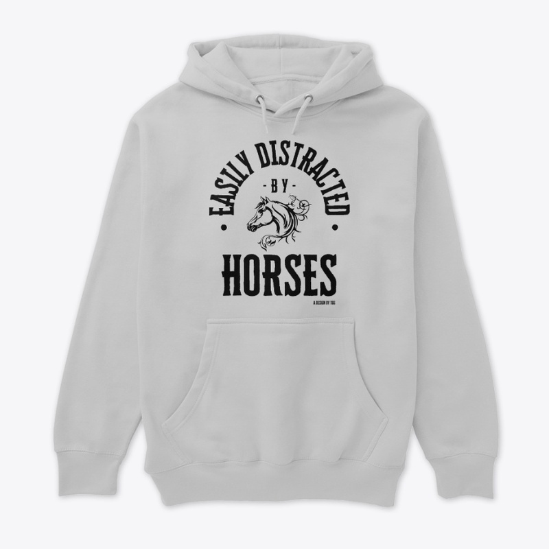 Easily Distracted - Horses (drk)