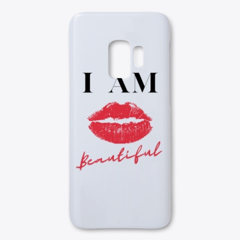 I Am Beautiful Lips Design 