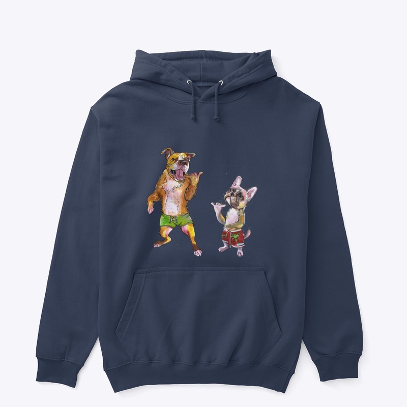 Surfer pals