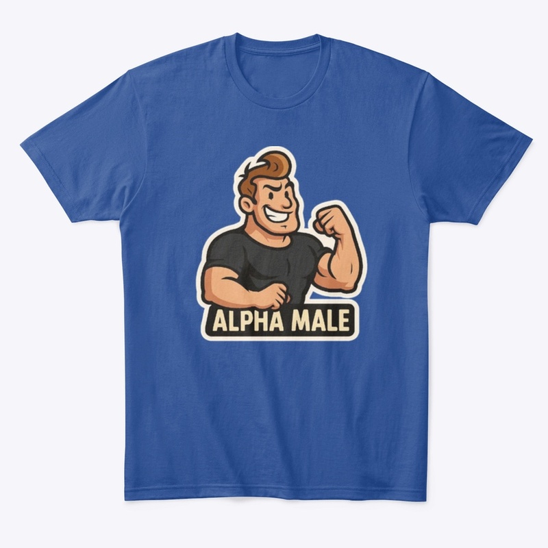 Alpha Male Wolf Power Sticker