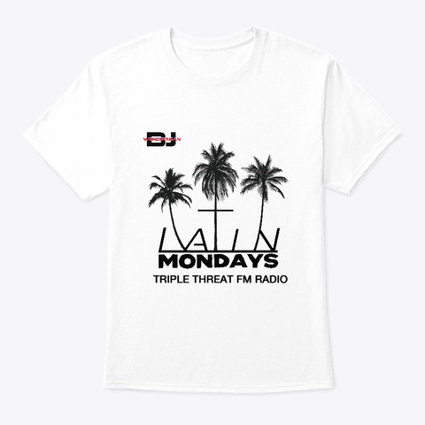 Latin Mondays Gear White T-Shirt Front