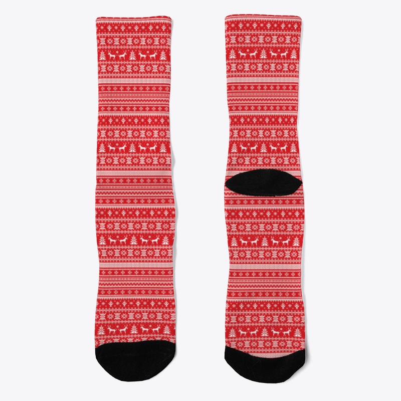 Red Christmas  Socks