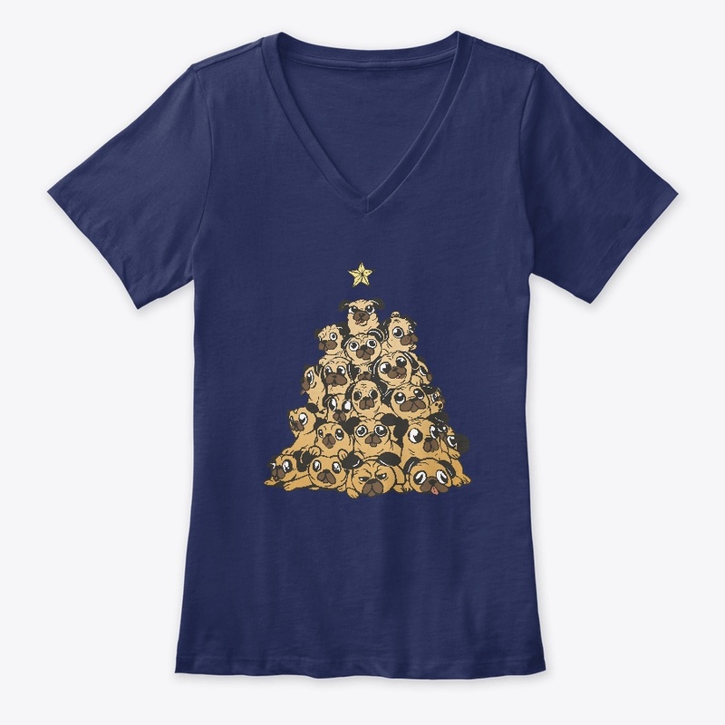 Pugs Christmas Tree