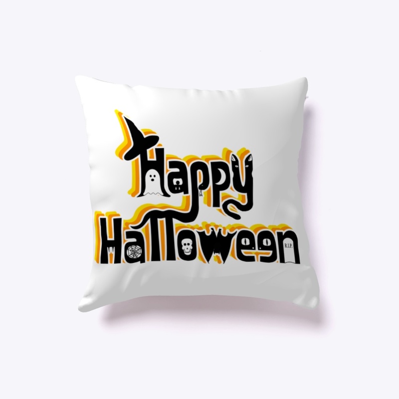 Happy Halloween with Candy Corn colors