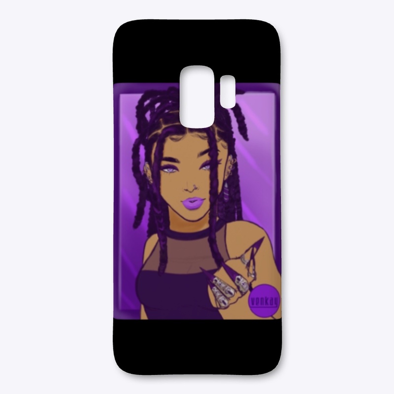 Purple Baddie Phone Case