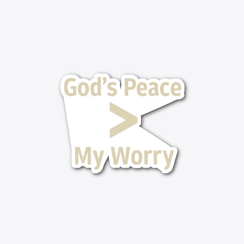 God’s Peace Over My Worry Gift