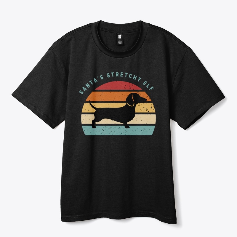 SANTA'S STRETCHY ELF- Christmas Dog