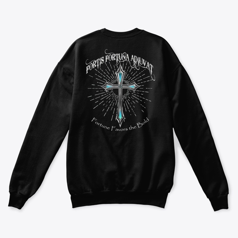 Fortis Fortuna Adiuvat - Metal Cross