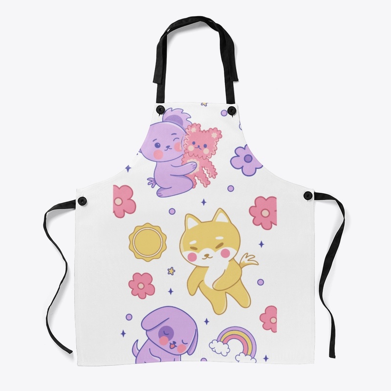 Kawaii Animals and  Rainbow
