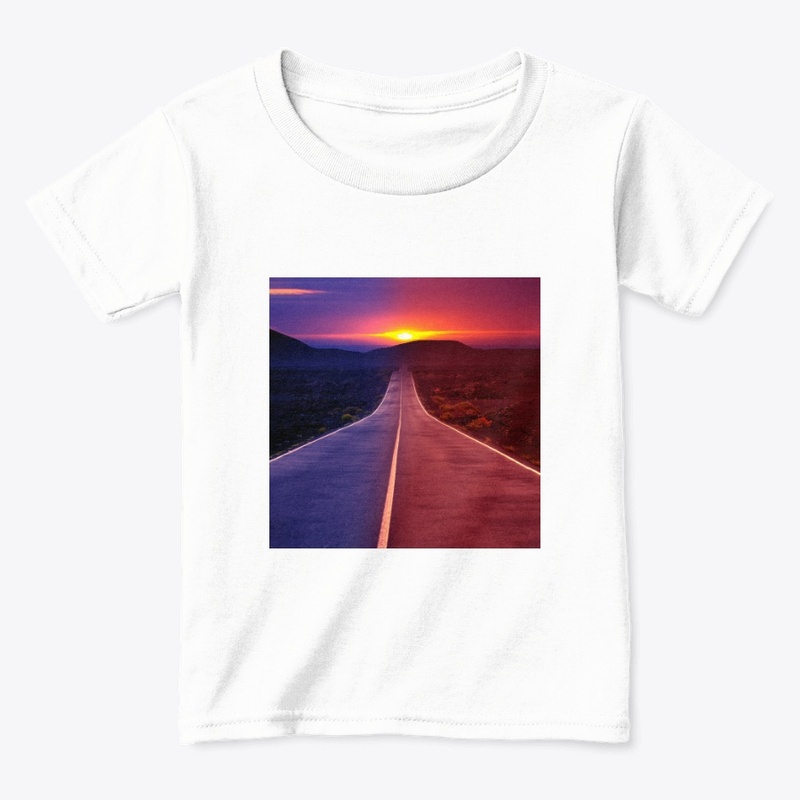 sci-fi color road