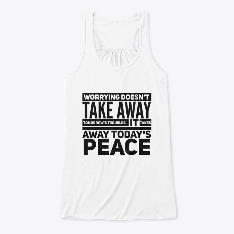 Worrying troubles peace black