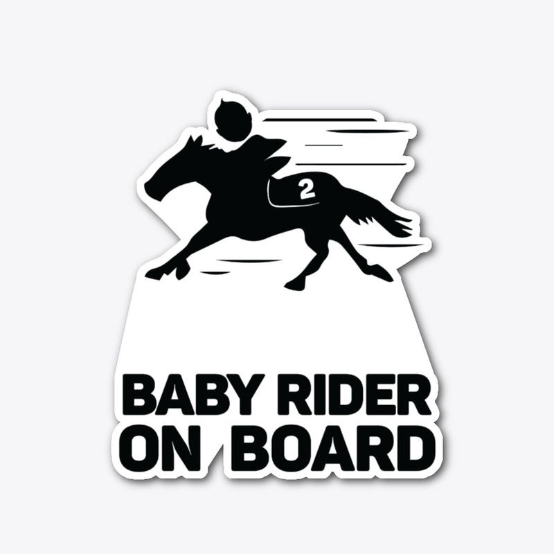 CAR WINDOW STICKER - BABY RIDER ON BOARD